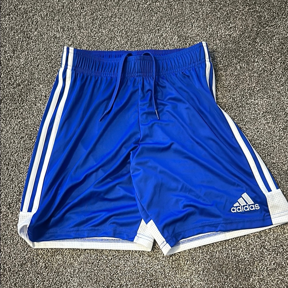 Blue Adidas Soccer shorts